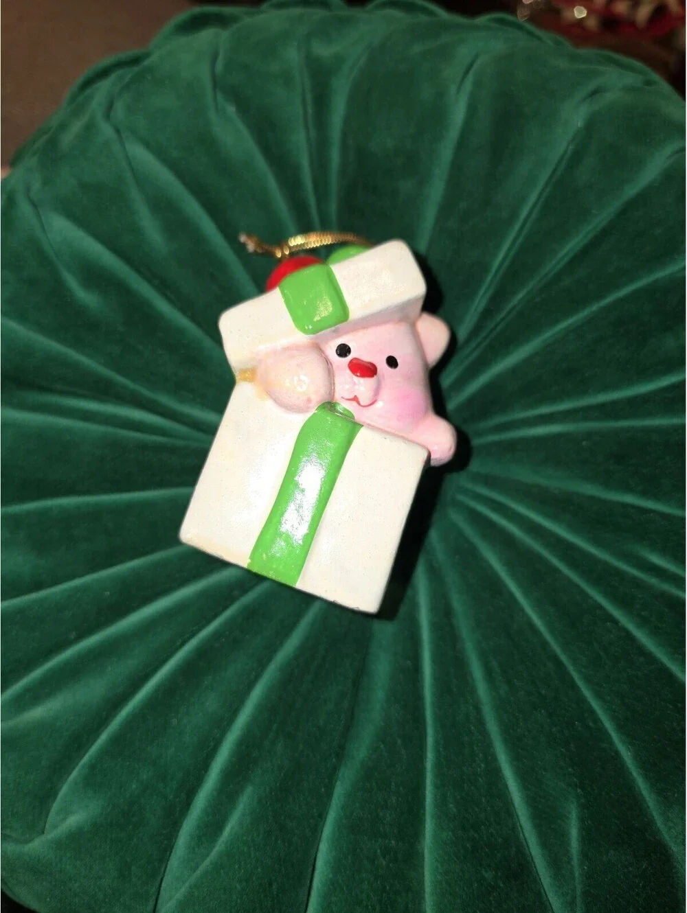 Vintage Strawberry Shortcake Custard Cat American Greetings Christmas Ornament